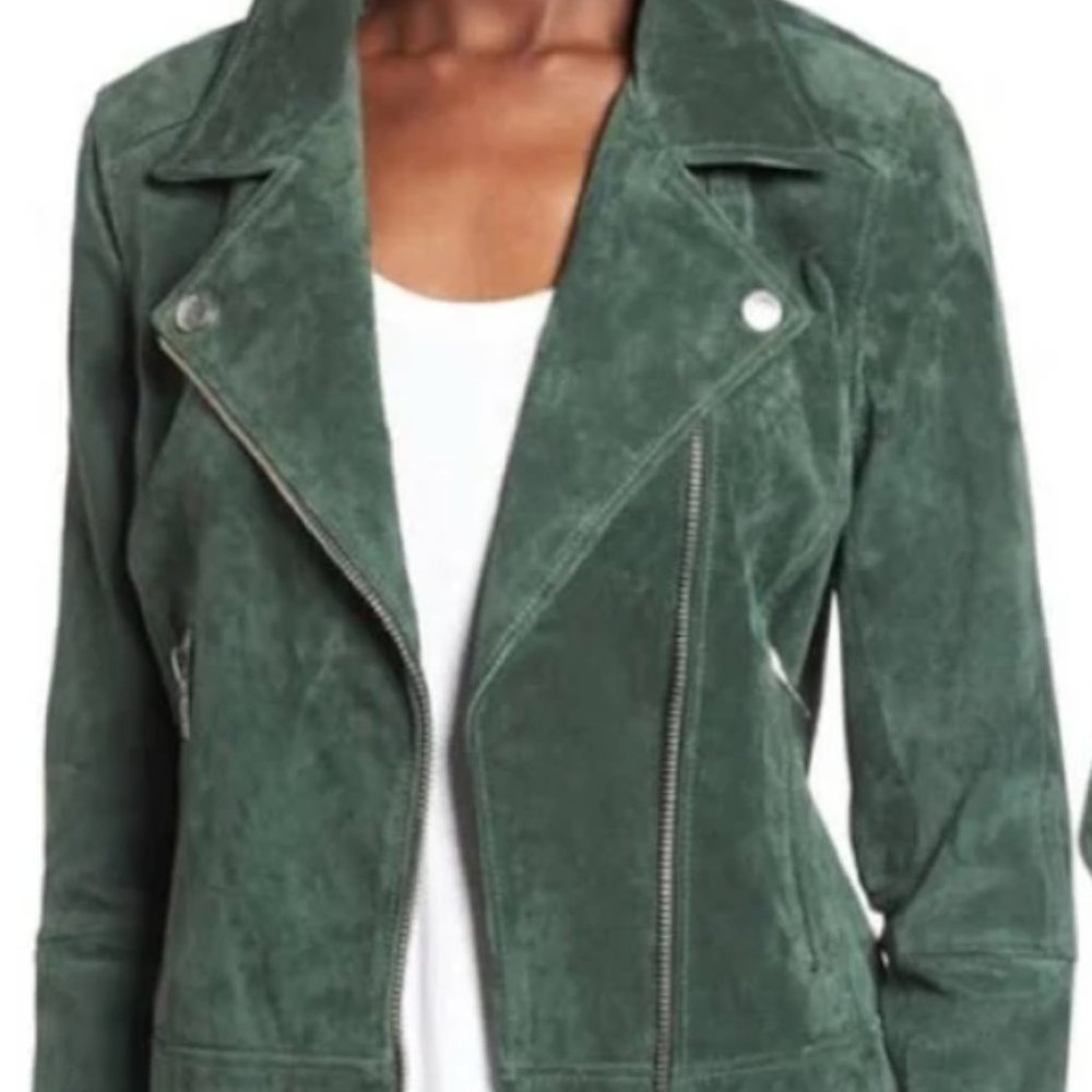 Blank NYC Suede Moto Jacket